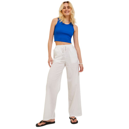 Blue - Pack Shot - JJXX Womens-Ladies Ribbed Sleeveless Top