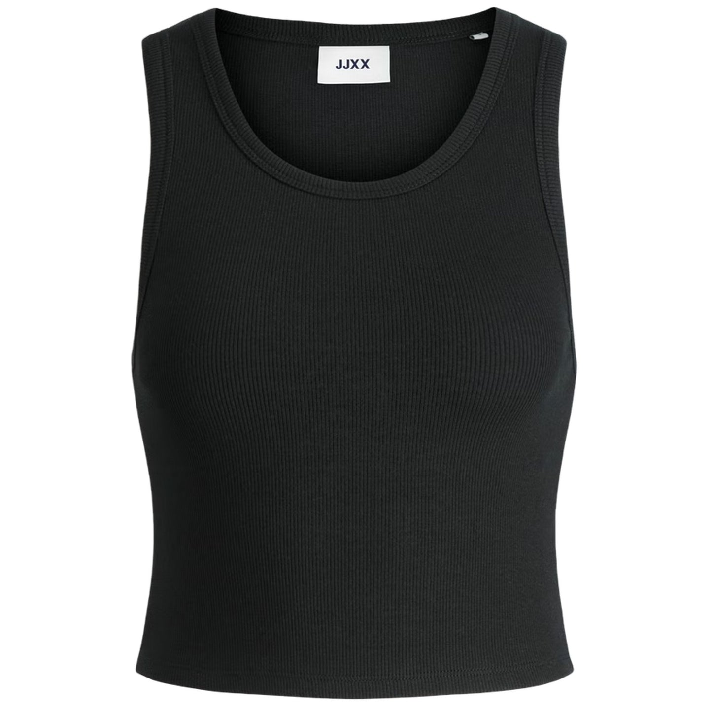 Black - Front - JJXX Womens-Ladies Ribbed Sleeveless Top