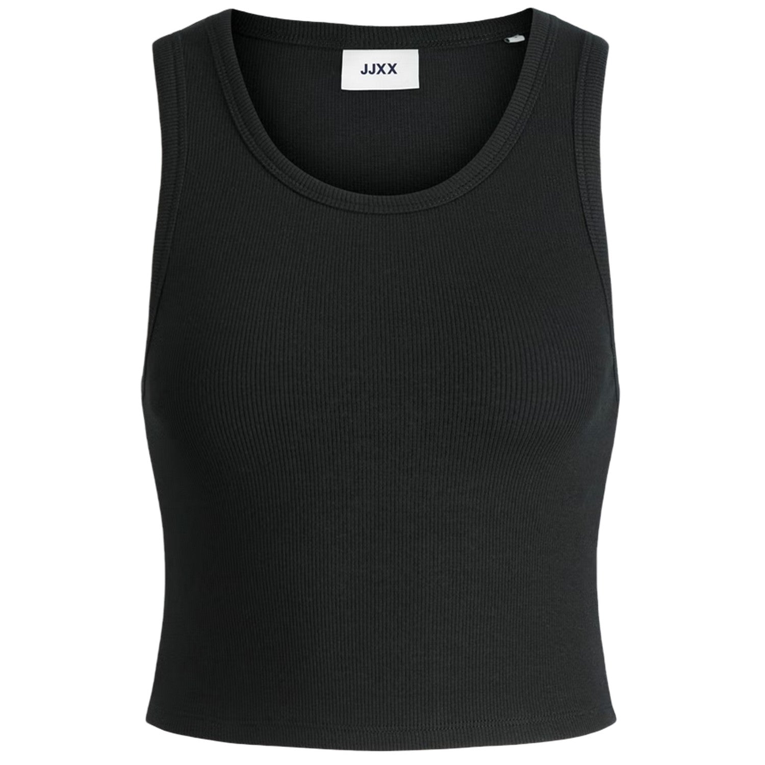 Black - Front - JJXX Womens-Ladies Ribbed Sleeveless Top
