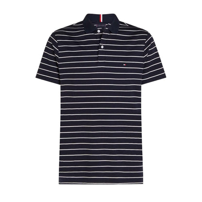 Blue - Front - Tommy Hilfiger Mens Regular Polo Shirt