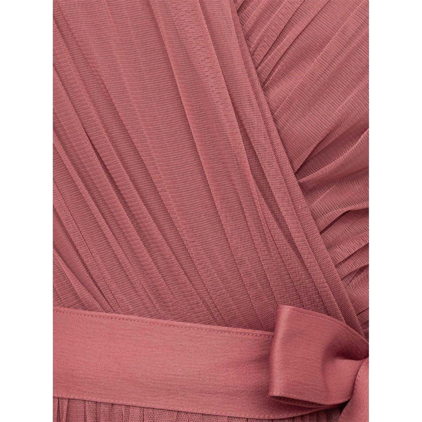 Rose - Pack Shot - Anaya With Love Womens-Ladies Wrap Fitted Flutter Bridesmaid Maxi Dress
