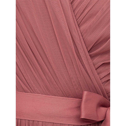 Rose - Pack Shot - Anaya With Love Womens-Ladies Wrap Fitted Flutter Bridesmaid Maxi Dress
