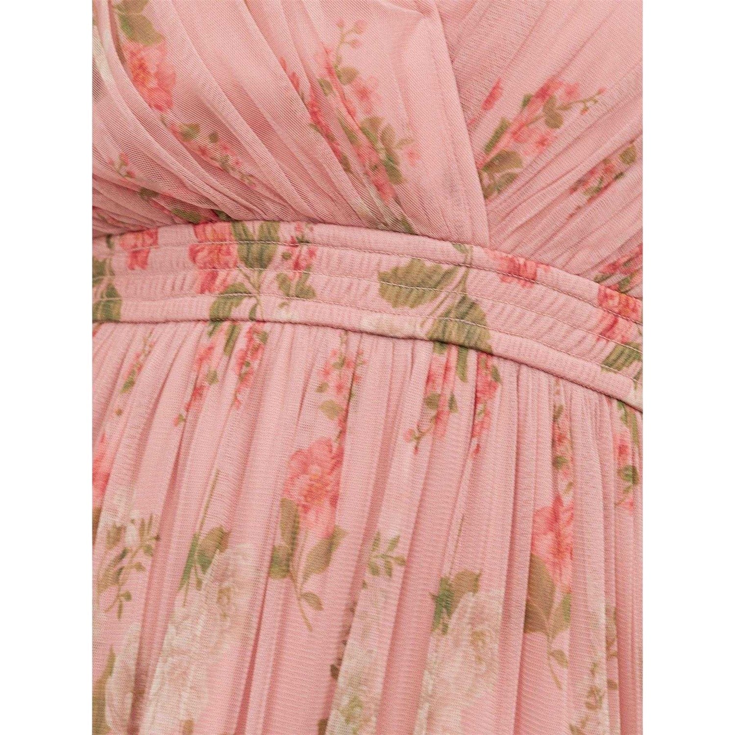 Pink - Pack Shot - Anaya With Love Womens-Ladies Floral Long-Sleeved Maxi Dress