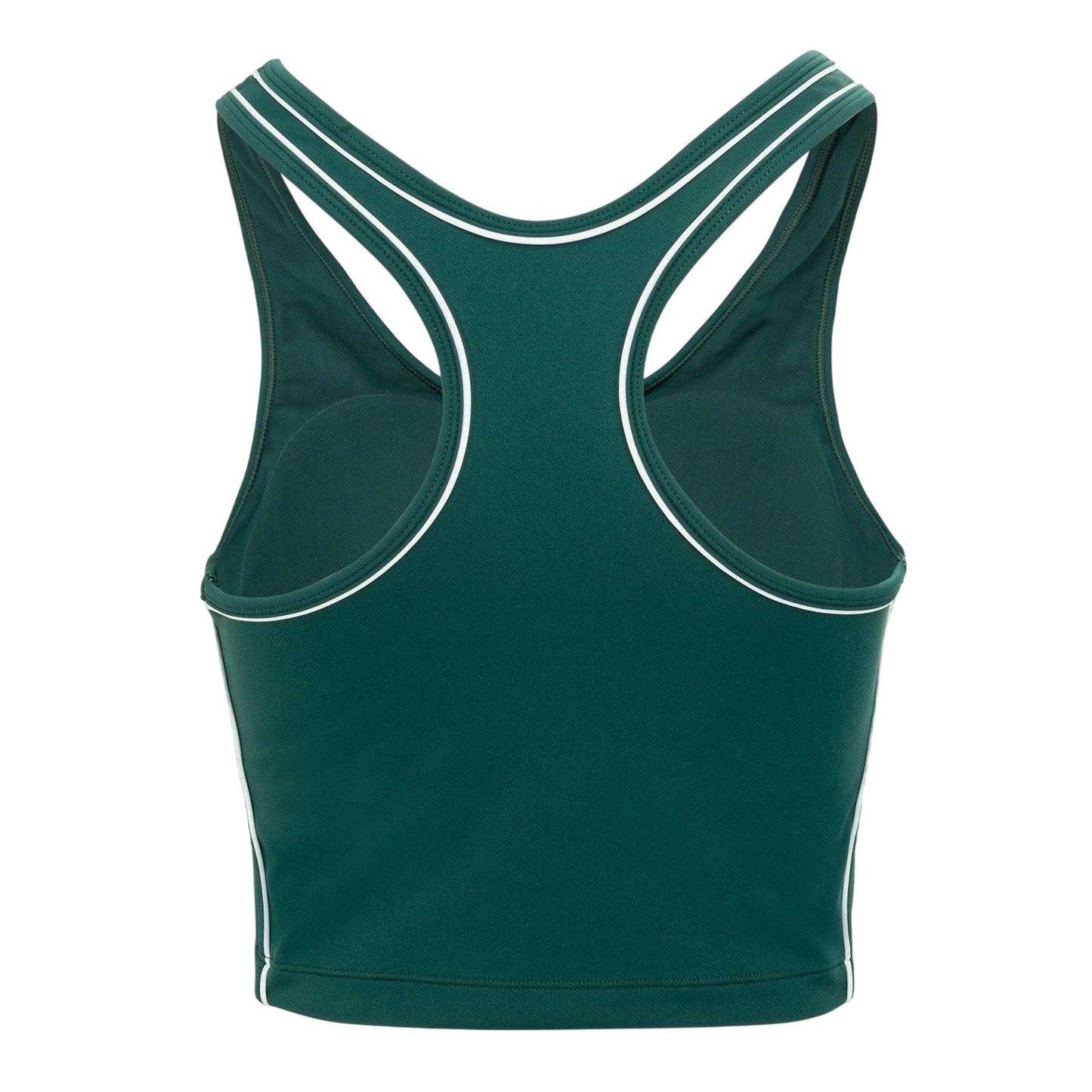 Forest Green - Back - Slazenger Womens-Ladies Logo Racerback Vest Top