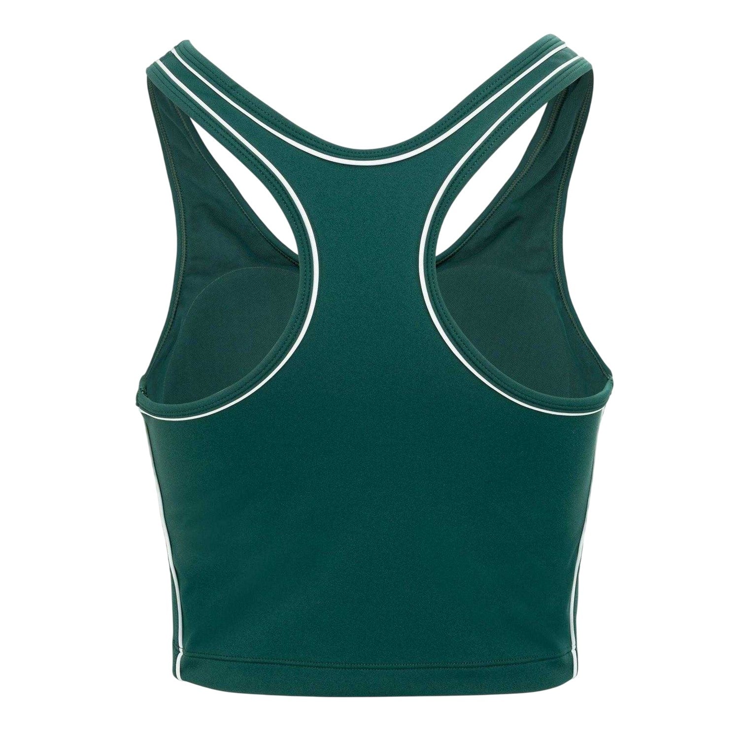 Forest Green - Back - Slazenger Womens-Ladies Logo Racerback Vest Top
