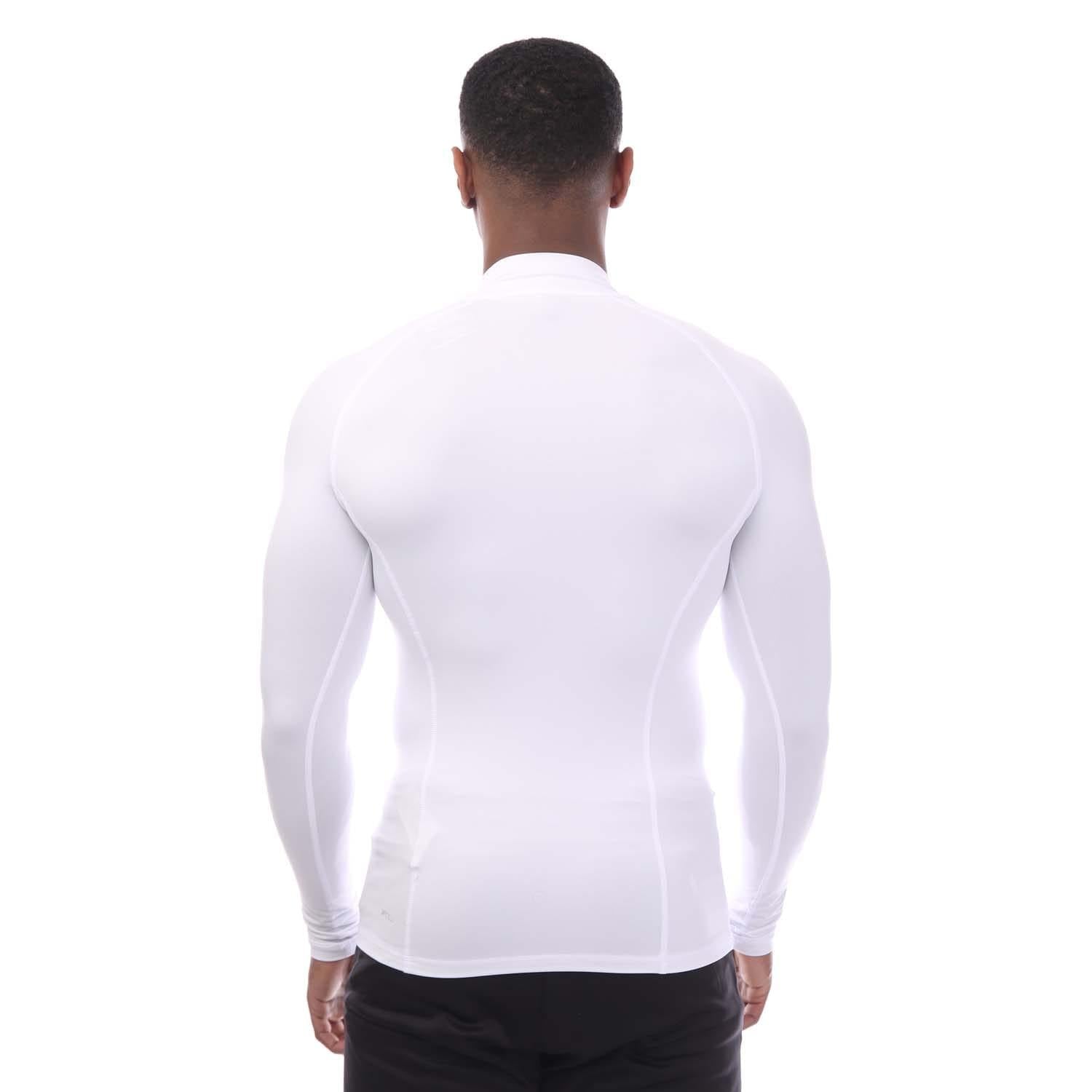 White - Back - Puma Mens Liga Long-Sleeved Base Layer Top