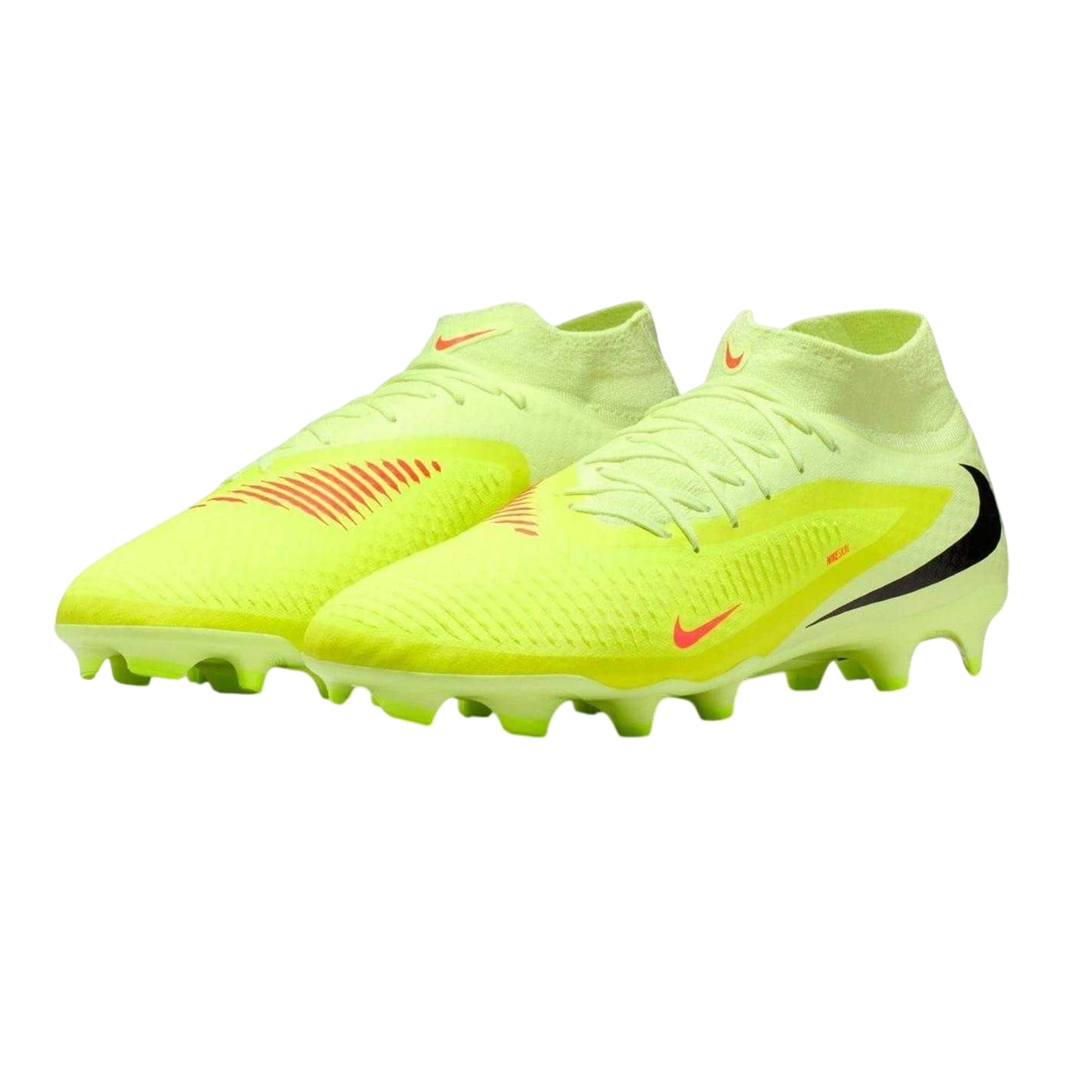 Crimson-Volt - Close up - Nike Mens Phantom Luna 2 Academy Firm Ground Football Boots