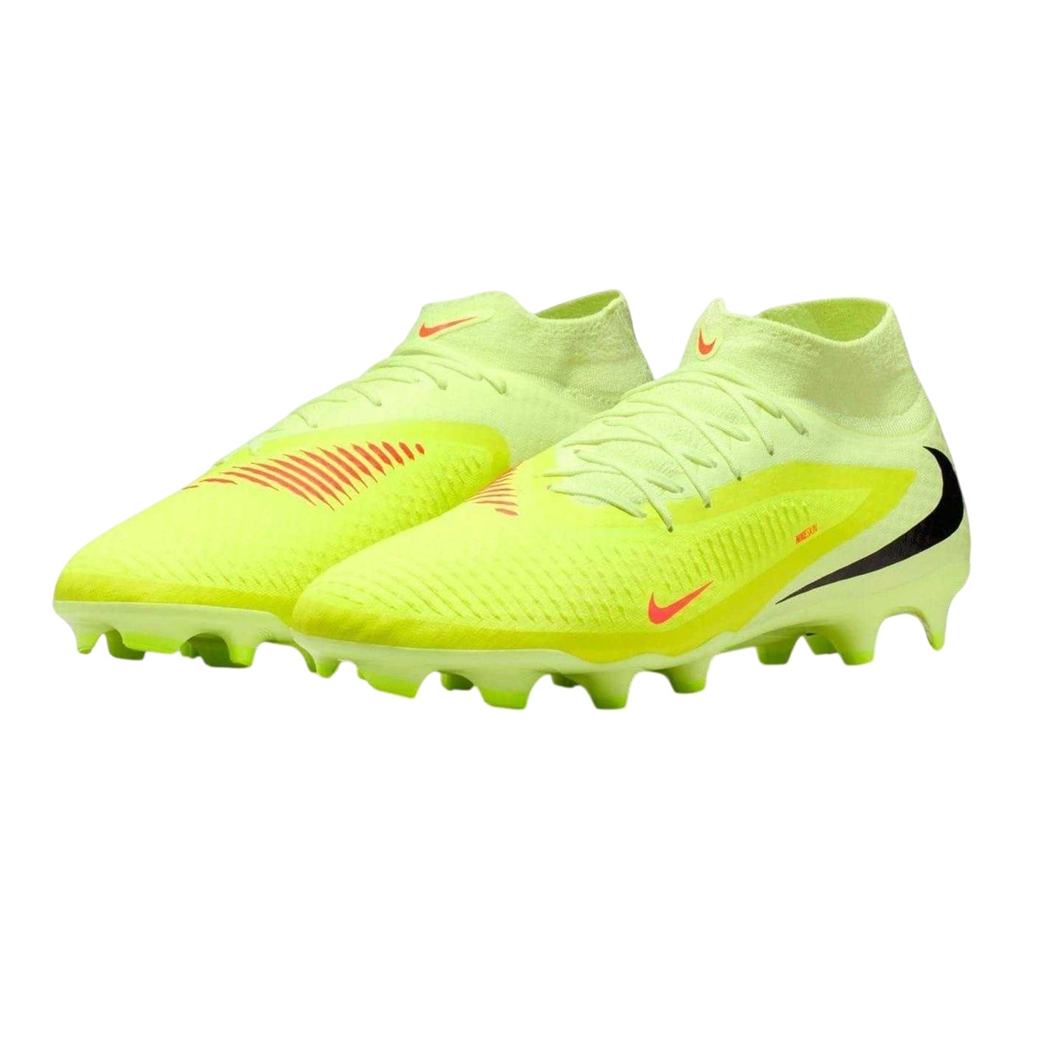 Crimson-Volt - Close up - Nike Mens Phantom Luna 2 Academy Firm Ground Football Boots