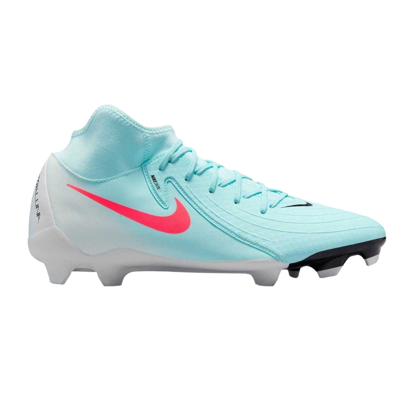 Mint-Red - Front - Nike Mens Phantom Luna 2 Academy Firm Ground Football Boots