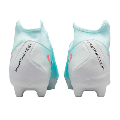 Mint-Red - Back - Nike Mens Phantom Luna 2 Academy Firm Ground Football Boots