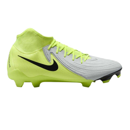 Silver-Volt - Front - Nike Mens Phantom Luna 2 Academy Firm Ground Football Boots