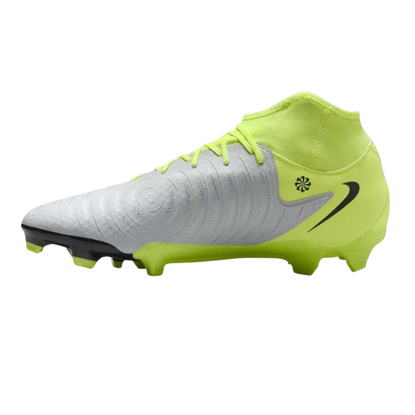 Silver-Volt - Side - Nike Mens Phantom Luna 2 Academy Firm Ground Football Boots