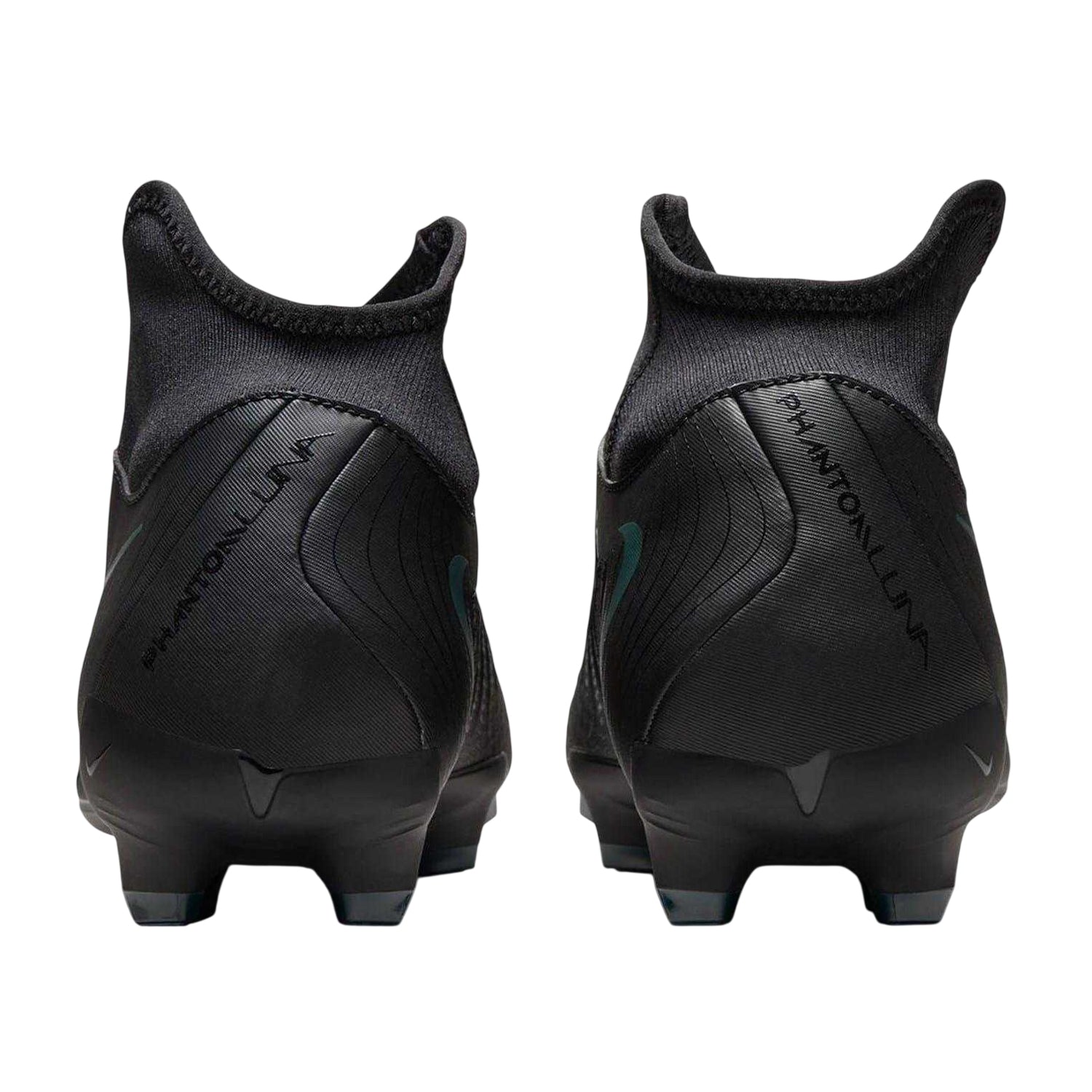 Black-Green - Back - Nike Mens Phantom Luna 2 Academy Firm Ground Football Boots