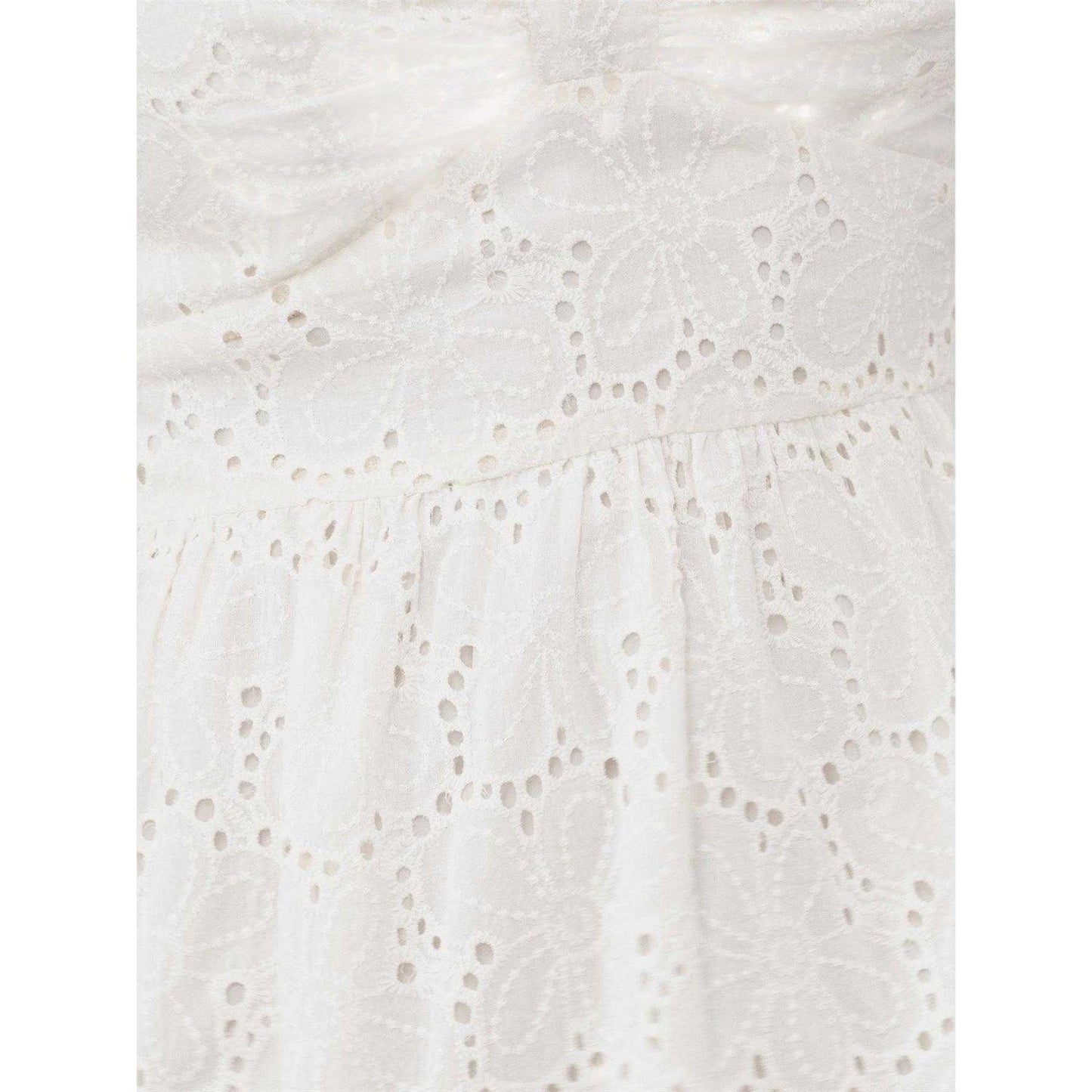 Cream - Lifestyle - Lovedrobe Womens-Ladies Bow Puff Sleeve Mini Dress