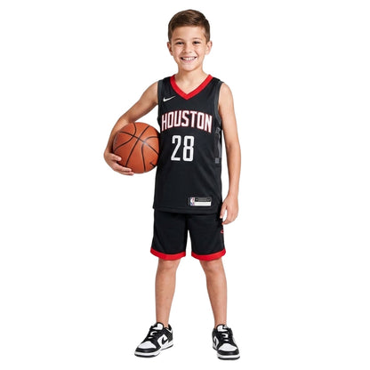 Black - Side - Houston Rockets Childrens-Kids Sengun Nike Basketball Jersey