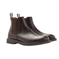 Brown - Side - Boss Mens Tunley Leather Chelsea Boots