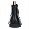 Black - Back - Boss Mens Tunley Leather Chelsea Boots