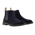 Dark Blue - Side - Boss Mens Tunley Leather Chelsea Boots