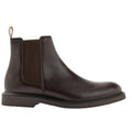Brown - Front - Boss Mens Tunley Leather Chelsea Boots