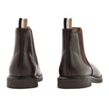 Brown - Back - Boss Mens Tunley Leather Chelsea Boots