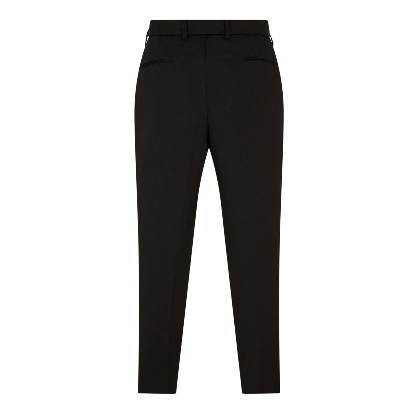 Black - Back - Boss Womens-Ladies Perin Straight Trousers