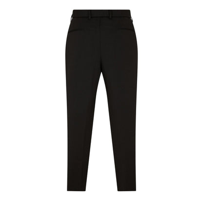 Black - Back - Boss Womens-Ladies Perin Straight Trousers