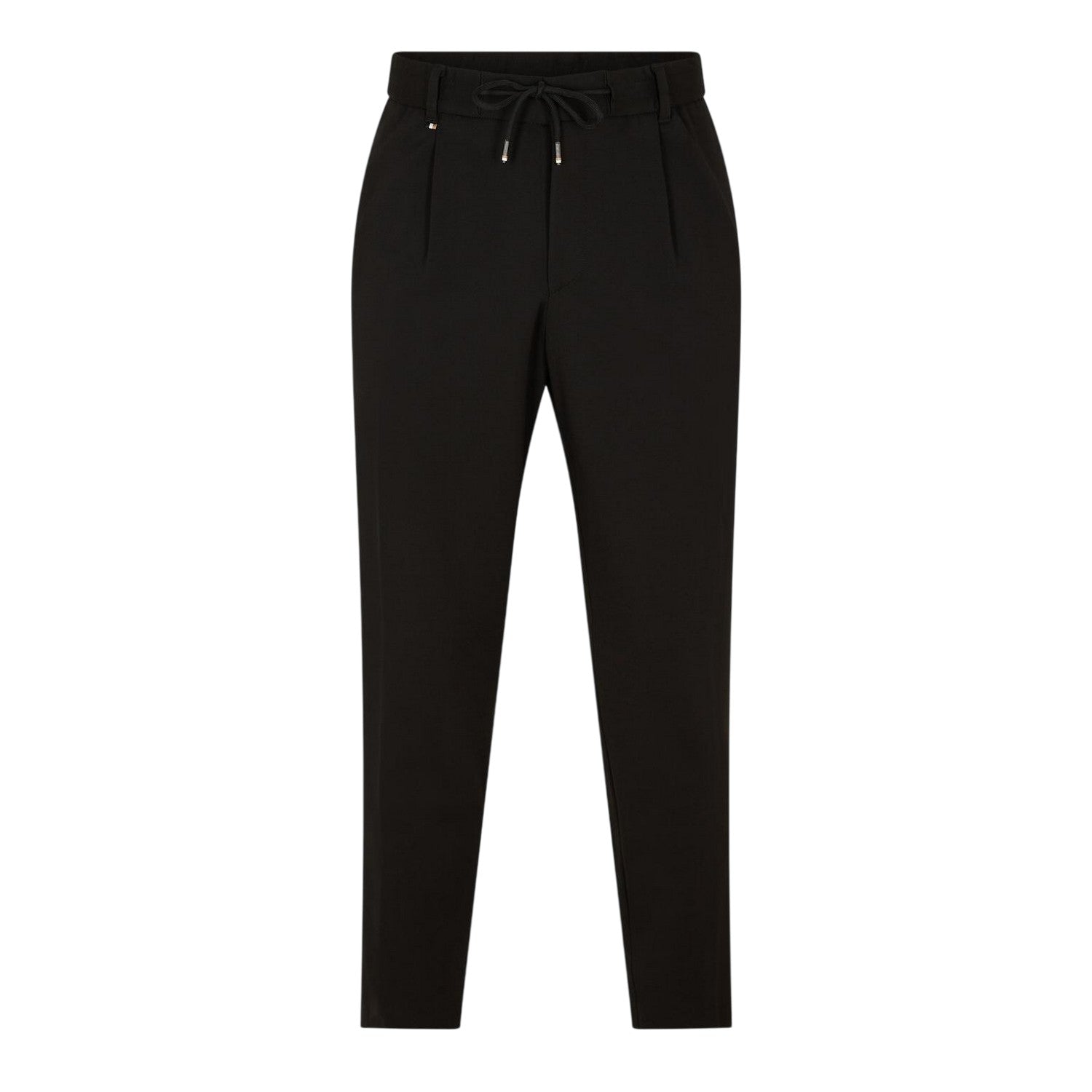Black - Front - Boss Womens-Ladies Perin Straight Trousers