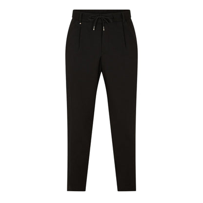 Black - Front - Boss Womens-Ladies Perin Straight Trousers