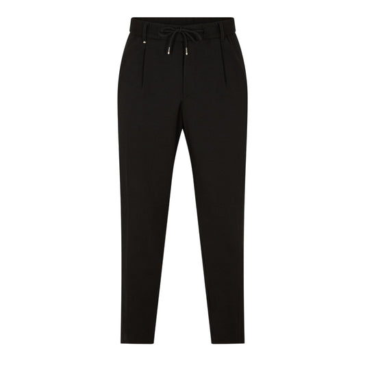 Black - Front - Boss Womens-Ladies Perin Straight Trousers