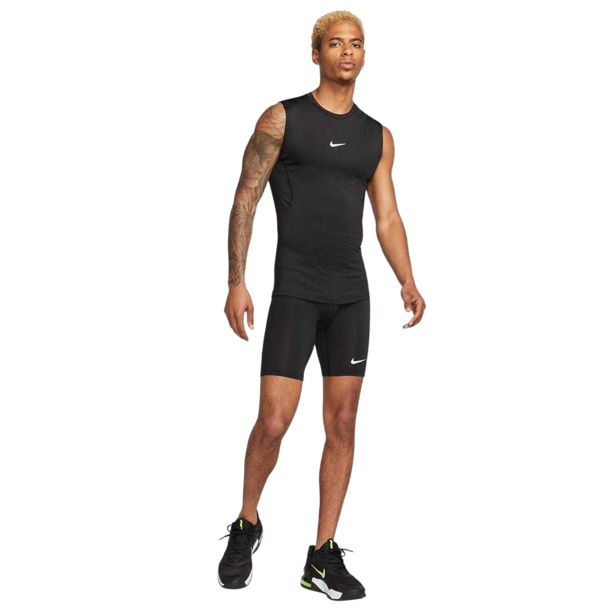 Black - Side - Nike Mens Dri-FIT Tank Top