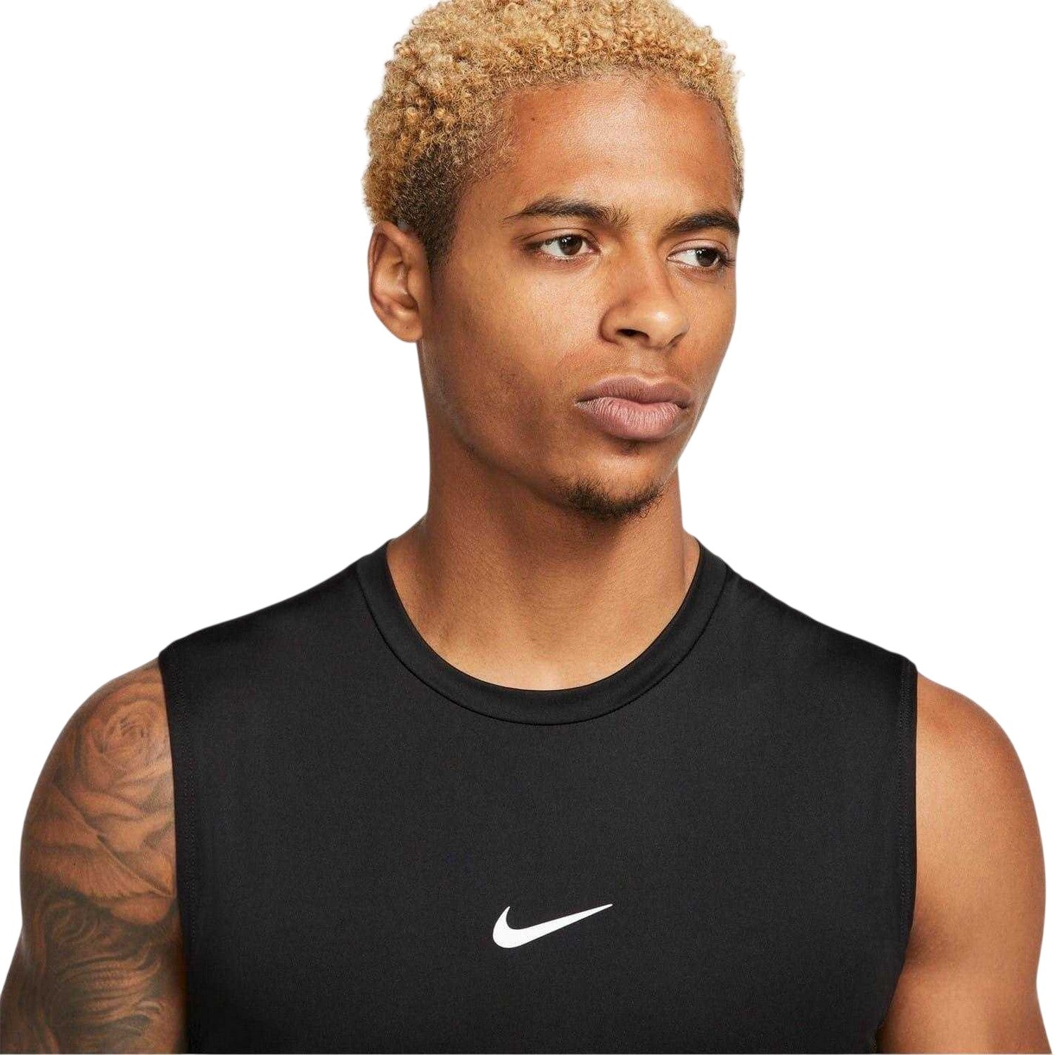 Black - Lifestyle - Nike Mens Dri-FIT Tank Top