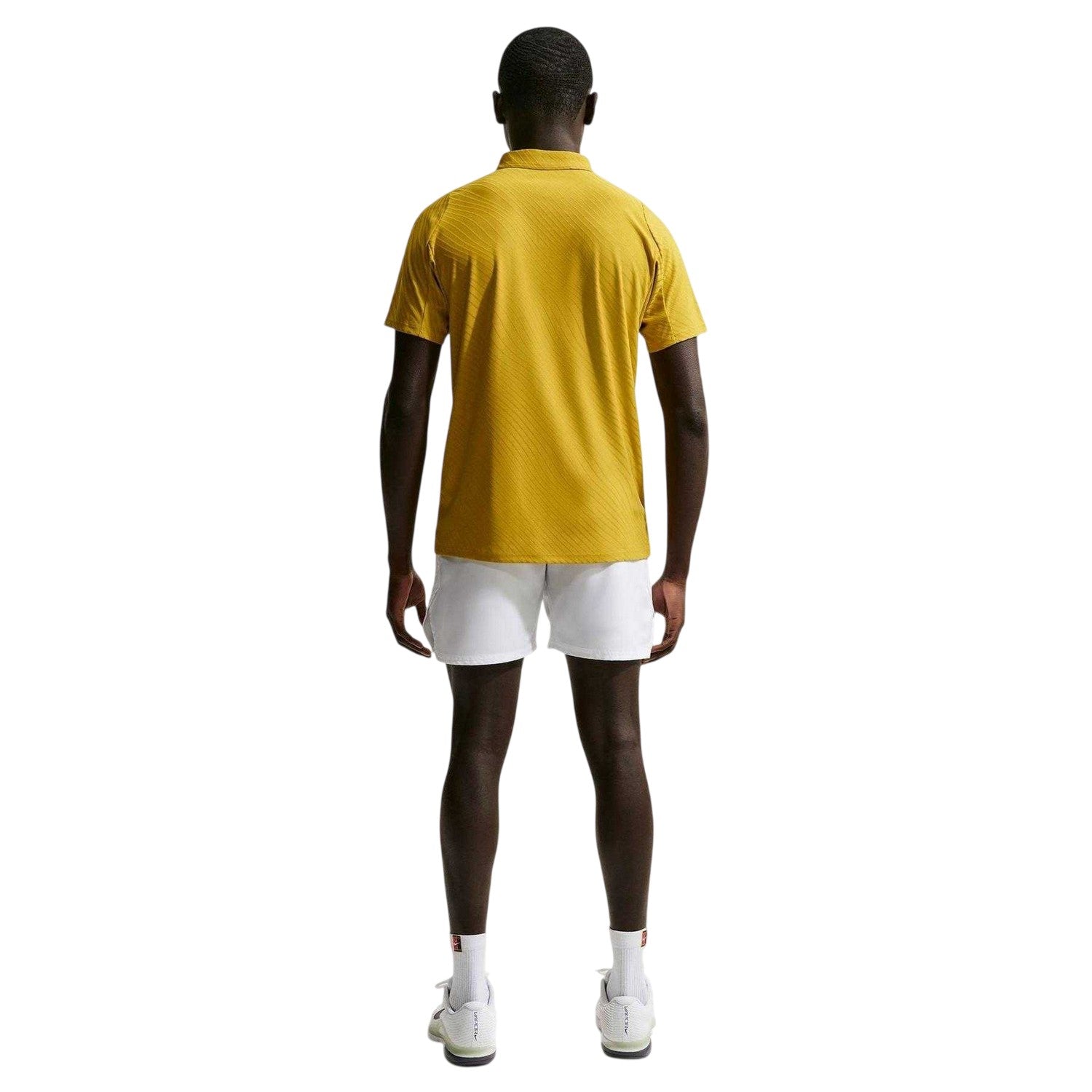 Saffron - Back - Nike Mens Court Slam Pro Polo Shirt