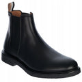 Black - Front - Boss Mens Tunley Leather Chelsea Boots