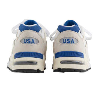 White - Back - New Balance Womens-Ladies x Teddy Santis 990 V2 Suede Running Trainers