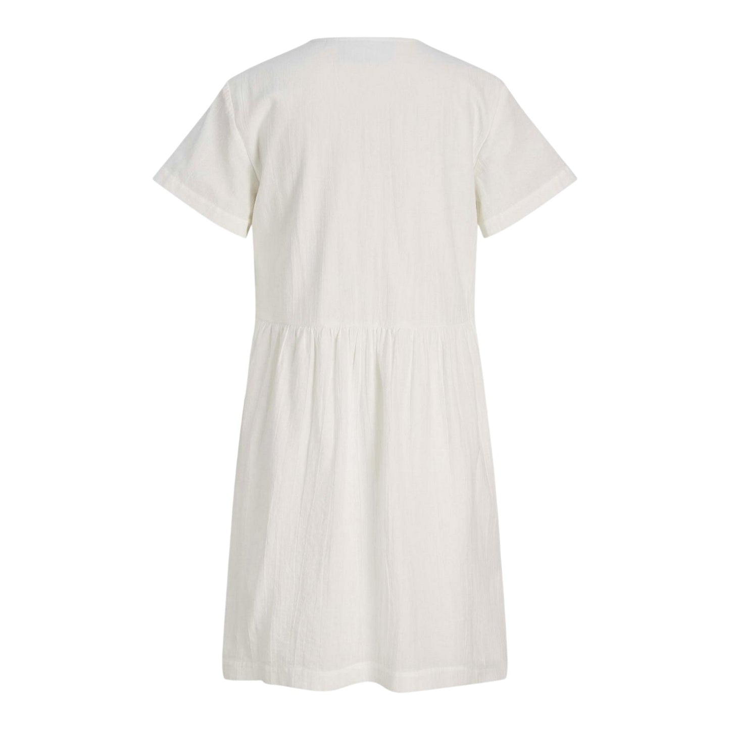 Blanc De Blanc - Back - JJXX Womens-Ladies V Neck Short-Sleeved Mini Dress