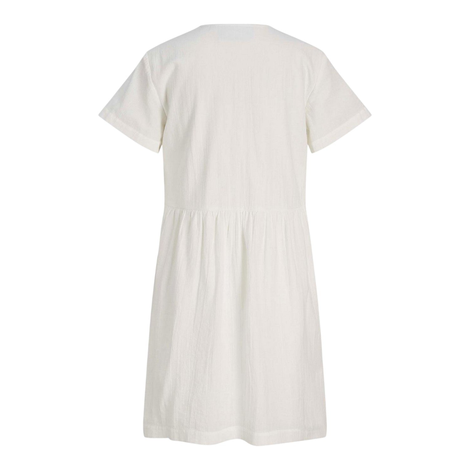 Blanc De Blanc - Back - JJXX Womens-Ladies V Neck Short-Sleeved Mini Dress