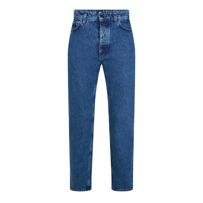 Medium Blue - Front - Boss Mens Akron Denim Jeans