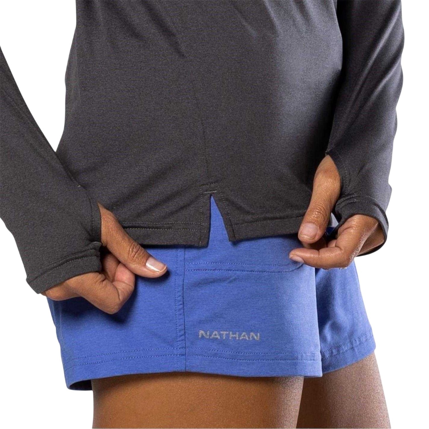 Dark Charcoal - Side - Nathan Womens-Ladies Regular Sweatshirt