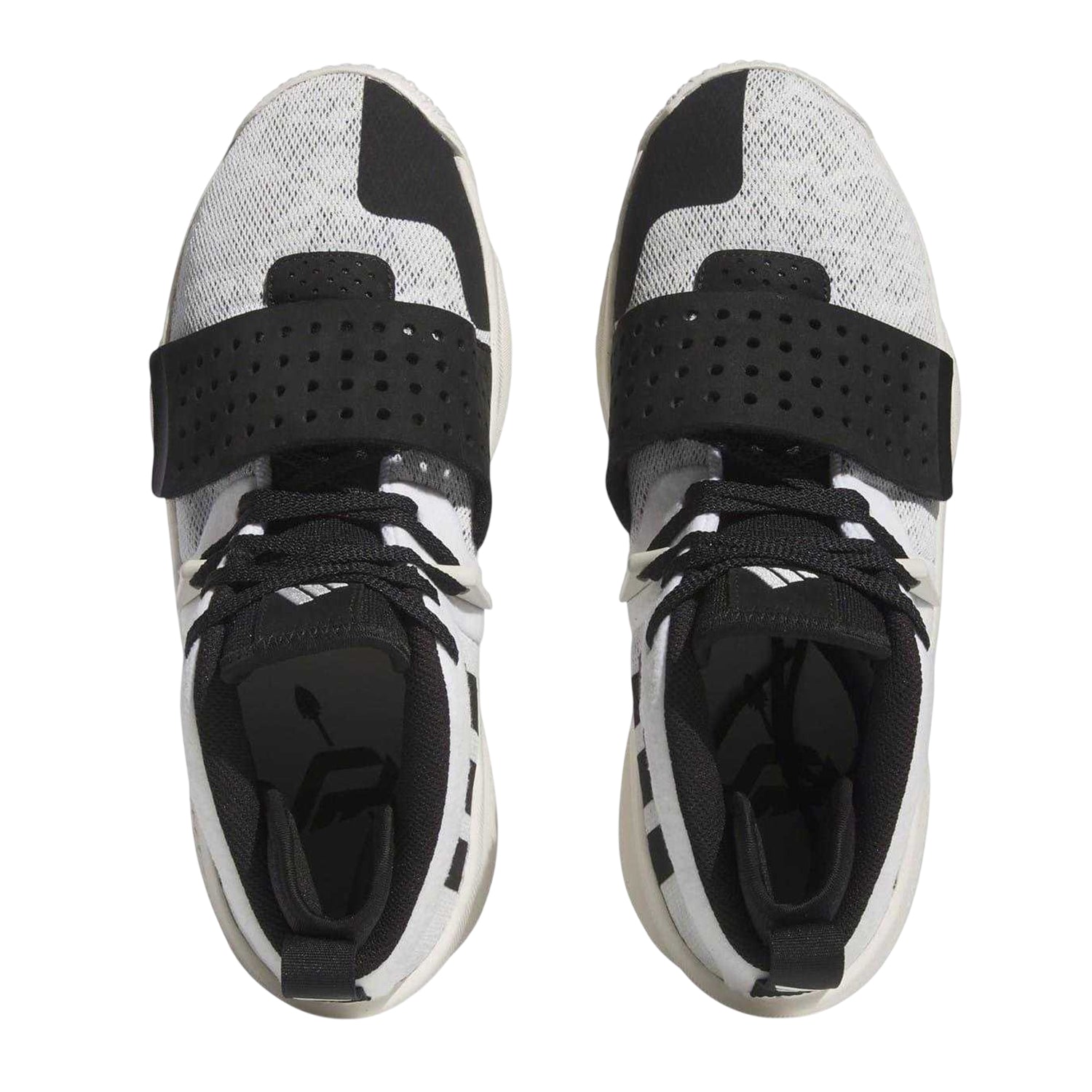 White-Black - Lifestyle - Adidas Mens Dame 8 Exply Basketball Shoes