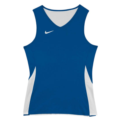 Royal Blue-White - Front - Nike Womens-Ladies Reversible Sleeveless Basketball Jersey