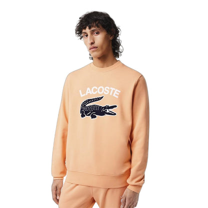 Orange - Pack Shot - Lacoste Mens Logo Printed Sweatshirt