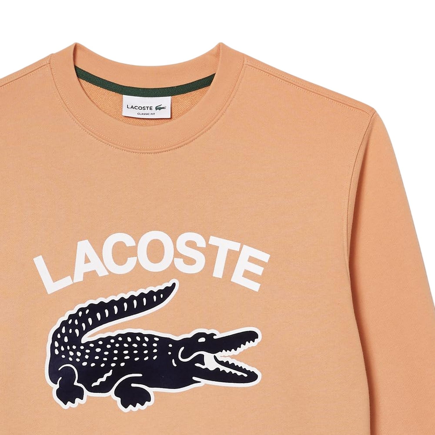 Orange - Lifestyle - Lacoste Mens Logo Printed Sweatshirt