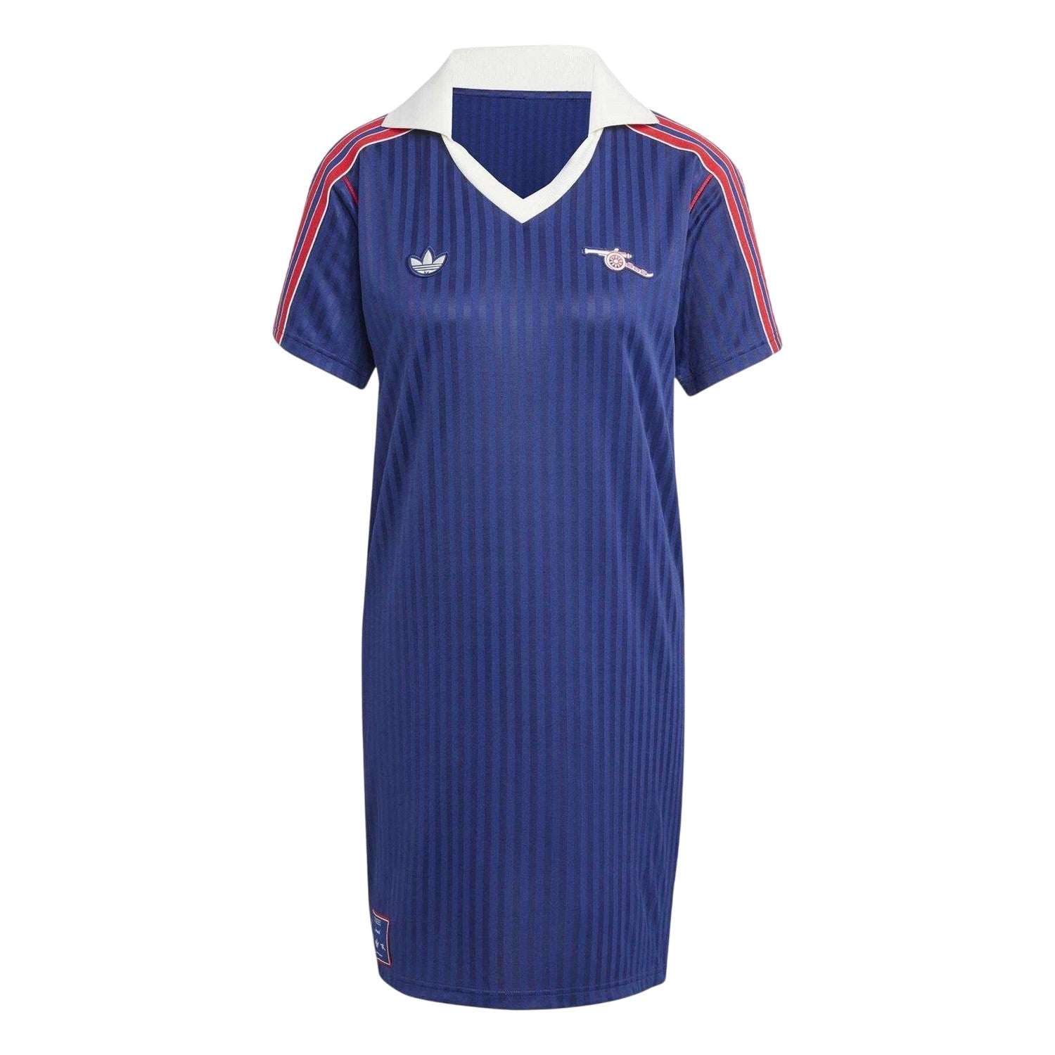 Night Sky - Front - Adidas Womens-Ladies Arsenal FC T-Shirt Dress
