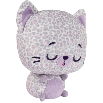 Purple - Side - Gund Drops Gina Leopard Plush Toy