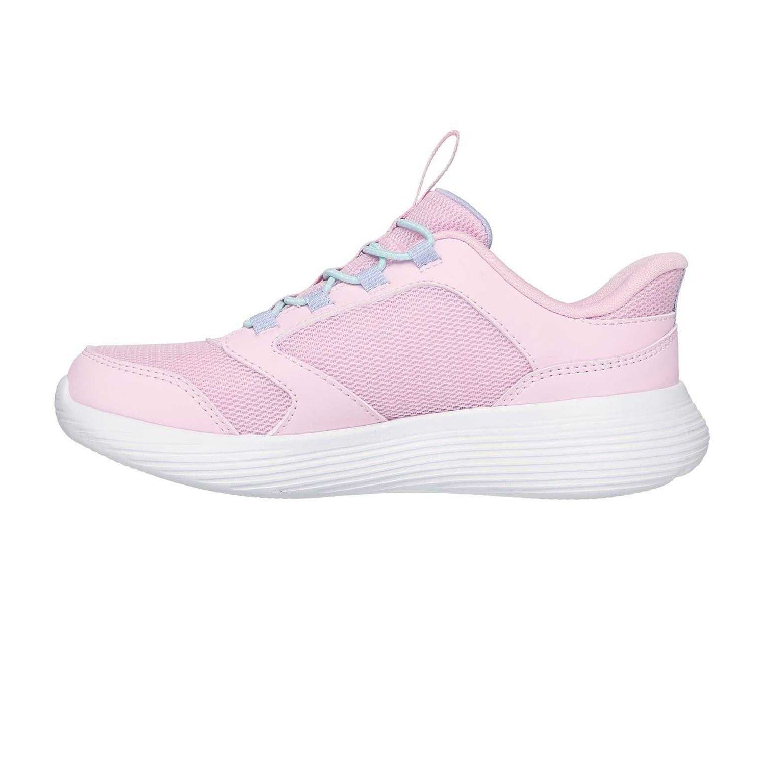 Light Pink - Back - Skechers Childrens-Kids Go Run 400 V2 Tetra Speed Slip-In Trainers