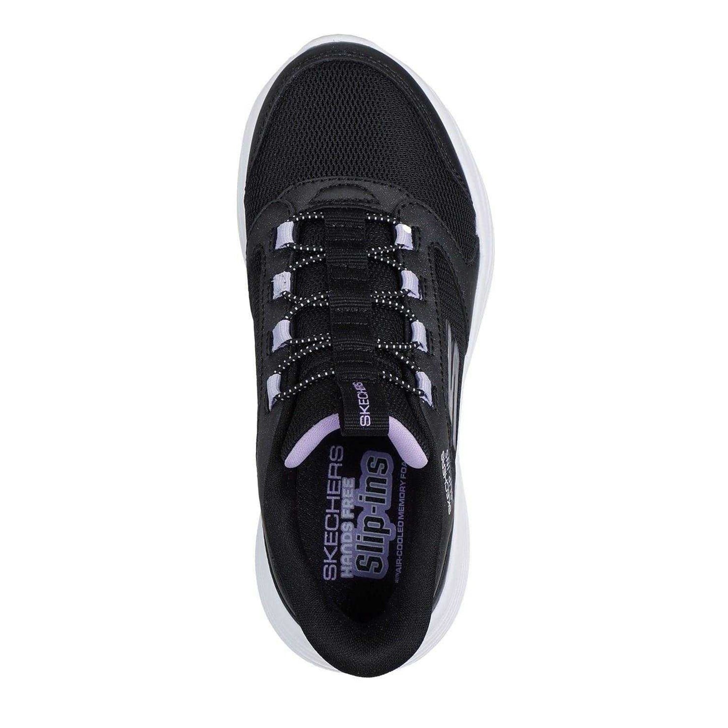 Black - Side - Skechers Childrens-Kids Go Run 400 V2 Tetra Speed Slip-In Trainers