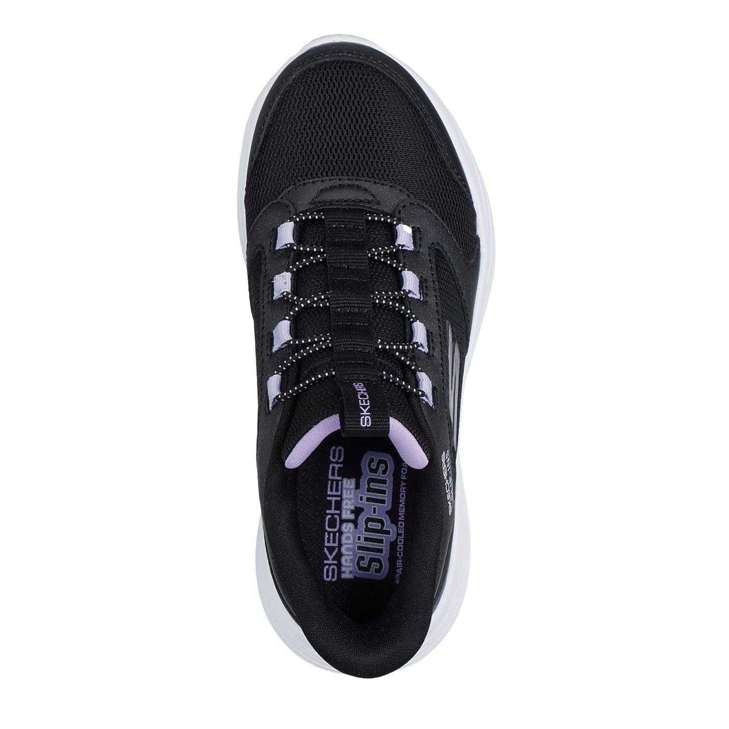 Black - Side - Skechers Childrens-Kids Go Run 400 V2 Tetra Speed Slip-In Trainers