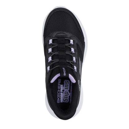 Black - Side - Skechers Childrens-Kids Go Run 400 V2 Tetra Speed Slip-In Trainers