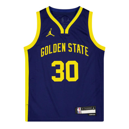 Blue - Front - Golden State Warriors Childrens-Kids Curry Nike Basketball Jersey