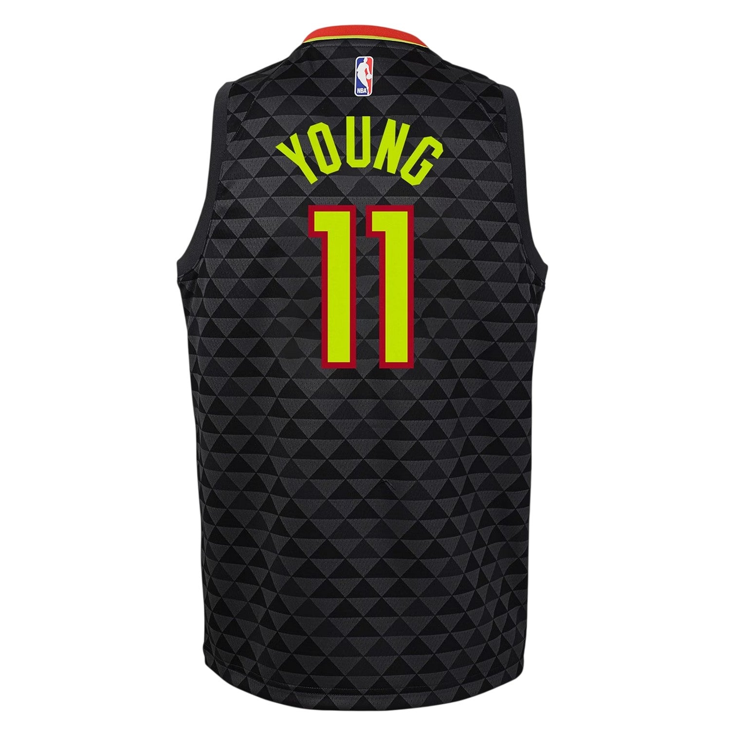 Black - Back - Atlanta Hawks Childrens-Kids Young Nike Basketball Jersey